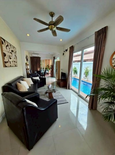7R0927 ให้เช่า pool villa 3 ห้องนอน 3 ห้องน้ำ ราคา 70,000 ต่อเดือน โซนราไวย์