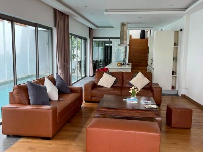 7R0934 ให้เช่า pool villa 3 ห้องนอน 3 ห้องน้ำ ราคา 125,000 ต่อเดือน โซนราไวย์