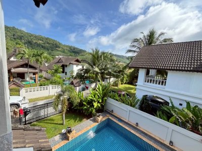 7R0935 ให้เช่า pool villa 4 ห้องนอน 5 ห้องน้ำ ราคา 85,000 ต่อเดือน โซนราไวย์