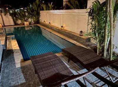 7R0935 ให้เช่า pool villa 4 ห้องนอน 5 ห้องน้ำ ราคา 85,000 ต่อเดือน โซนราไวย์
