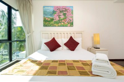 7R0938 คอนโดมิเนียม 2 ห้องนอน 1 ห้องน้ำ ให้เช่าเดือนละ 40,000 บาท โซนราไวย์