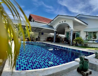 7R0945 ให้เช่า pool villa 3 ห้องนอน 2 ห้องน้ำ ราคา 75,000 ต่อเดือน โซนราไวย์