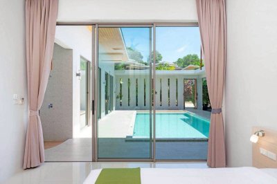 7R0946 ให้เช่า pool villa 4 ห้องนอน 4 ห้องน้ำ ราคา 90,000 ต่อเดือน โซนราไวย์