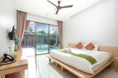7R0946 ให้เช่า pool villa 4 ห้องนอน 4 ห้องน้ำ ราคา 90,000 ต่อเดือน โซนราไวย์