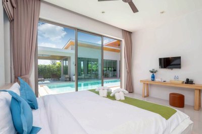 7R0946 ให้เช่า pool villa 4 ห้องนอน 4 ห้องน้ำ ราคา 90,000 ต่อเดือน โซนราไวย์