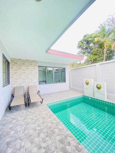 7R0954 ให้เช่า pool villa 2 ห้องนอน 3 ห้องน้ำ ราคา 75,000/เดือน โซนราไวย์
