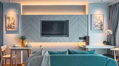 7R0960 คอนโดมิเนียม1 ห้องนอน 1 ห้องน้ำ ให้เช่าเดือนละ 35,000 บาท โซนราไวย์