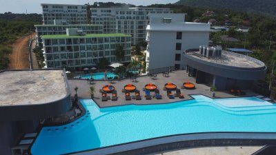 7R0960 คอนโดมิเนียม1 ห้องนอน 1 ห้องน้ำ ให้เช่าเดือนละ 35,000 บาท โซนราไวย์