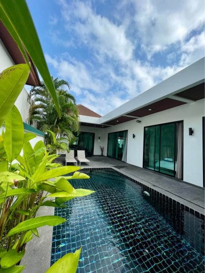 7R0963 ให้เช่า pool villa 3 ห้องนอน 3 ห้องน้ำ ราคา 78,000/เดือน โซนราไวย์