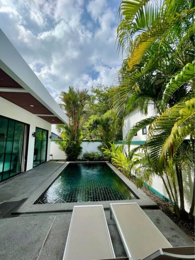 7R0963 ให้เช่า pool villa 3 ห้องนอน 3 ห้องน้ำ ราคา 78,000/เดือน โซนราไวย์