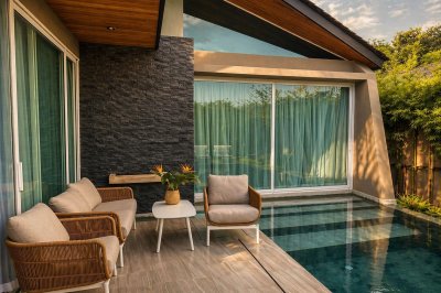7R1015 ให้เช่า pool villa 3 ห้องนอน 3 ห้องน้ำ ราคา 180,000/เดือน โซนราไวย์