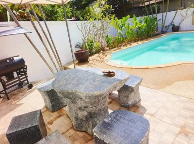 7R1017 ให้เช่า pool villa 3 ห้องนอน 3 ห้องน้ำ ราคา 65,000/เดือน โซนราไวย์