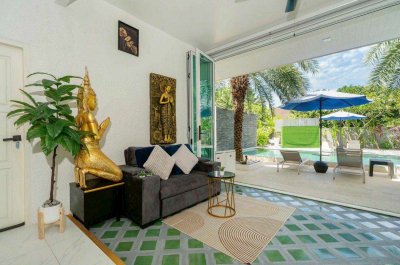 7R1023 ให้เช่า pool villa 3 ห้องนอน 3 ห้องน้ำ ราคา 120,000 ต่อเดือน โซนราไวย์