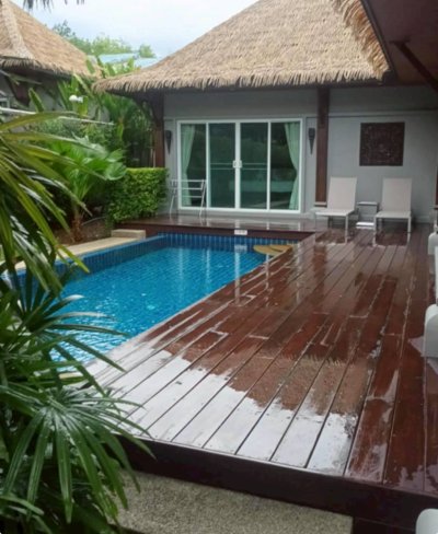 7R1030 ให้เช่า pool villa 2 ห้องนอน 2 ห้องน้ำ ราคา 65,000/เดือน โซนราไวย์