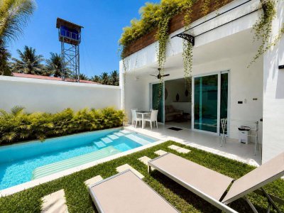7R1037 ให้เช่า pool villa 1 ห้องนอน 1 ห้องน้ำ ราคา 45,000/เดือน โซนราไวย์