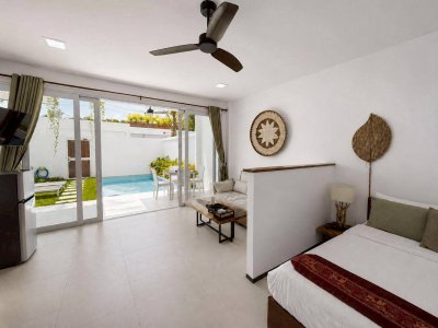 7R1037 ให้เช่า pool villa 1 ห้องนอน 1 ห้องน้ำ ราคา 45,000/เดือน โซนราไวย์