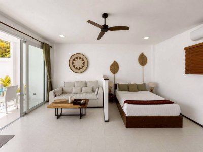 7R1037 ให้เช่า pool villa 1 ห้องนอน 1 ห้องน้ำ ราคา 45,000/เดือน โซนราไวย์