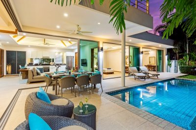 7R1038 ให้เช่า pool villa 4 ห้องนอน 4 ห้องน้ำ ราคา 130,000/เดือน โซนราไวย์
