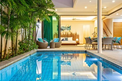 7R1038 ให้เช่า pool villa 4 ห้องนอน 4 ห้องน้ำ ราคา 130,000/เดือน โซนราไวย์