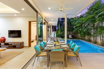 7R1038 ให้เช่า pool villa 4 ห้องนอน 4 ห้องน้ำ ราคา 130,000/เดือน โซนราไวย์