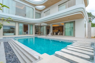 7R1050 ให้เช่า pool villa 4 ห้องนอน 4 ห้องน้ำ ราคา 300,000 ต่อเดือน โซนราไวย์