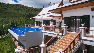 7R1060 Pool villa for rent 4 bedroom 7 bathroom 400,000/month at rawai