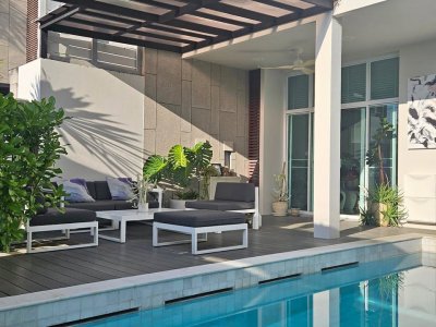7R1080 ให้เช่า pool villa 3 ห้องนอน 3 ห้องน้ำ ราคา 90,000 ต่อเดือน โซนราไวย์