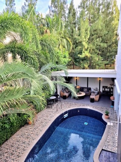 7R1089 ให้เช่า pool villa 3 ห้องนอน 2 ห้องน้ำ ราคา 120,000 ต่อเดือน โซนราไวย์