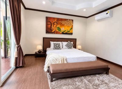 7R1091 ให้เช่า pool villa 4 ห้องนอน 5 ห้องน้ำ ราคา 90,000/เดือน โซนราไวย์