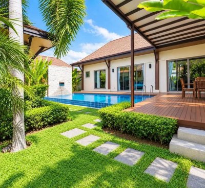 7R1095 ให้เช่า pool villa 3 ห้องนอน 3 ห้องน้ำ ราคา 70,000/เดือน โซนราไวย์