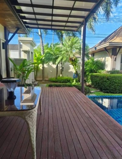 7R1095 ให้เช่า pool villa 3 ห้องนอน 3 ห้องน้ำ ราคา 70,000/เดือน โซนราไวย์