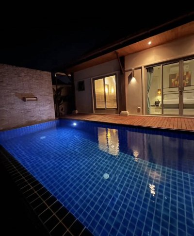7R1095 ให้เช่า pool villa 3 ห้องนอน 3 ห้องน้ำ ราคา 70,000/เดือน โซนราไวย์