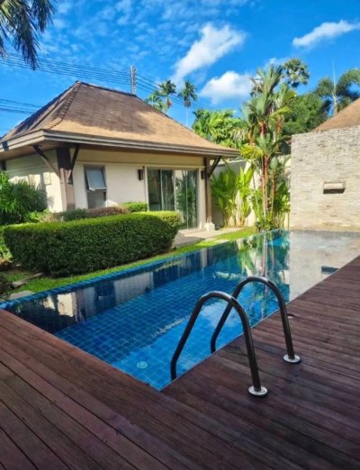 7R1095 ให้เช่า pool villa 3 ห้องนอน 3 ห้องน้ำ ราคา 70,000/เดือน โซนราไวย์