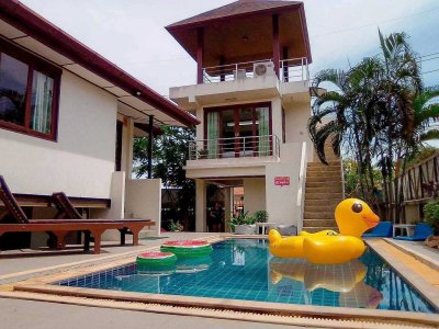 7S0078 Pool villa  for sale 8,900,000 These pool villa will offer over 60 sqw 3 bedroom 2 bathroomThis is contemporary villa located in Rawai .