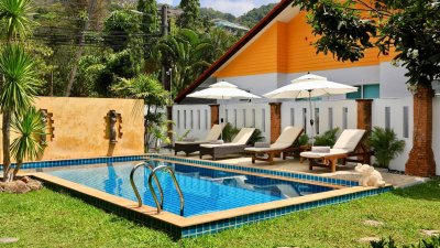 7S0187 Pool villa and resort for sale 55,000,000 baht 13 bedroom 14 bathroom at rawai