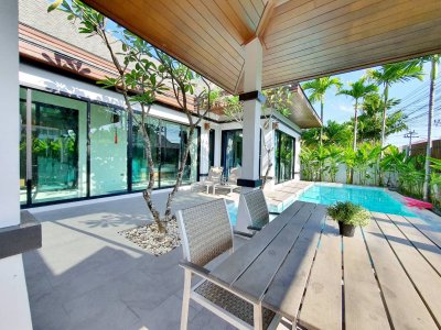 8R0001 ให้เช่า pool villa 3ห้องนอน 4ห้องน้ำ ราคา 85,000/เดือน โซนฉลอง