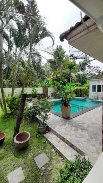 8R0072 ให้เช่า pool villa 3 ห้องนอน 2 ห้องน้ำ ราคา 65,000/เดือน โซนฉลอง