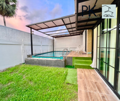 8R0085 ให้เช่า pool villa 3 ห้องนอน 2 ห้องน้ำ ราคา 65,000/เดือน โซนฉลอง