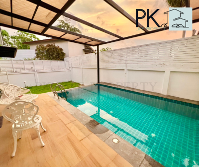 8R0085 ให้เช่า pool villa 3 ห้องนอน 2 ห้องน้ำ ราคา 65,000/เดือน โซนฉลอง