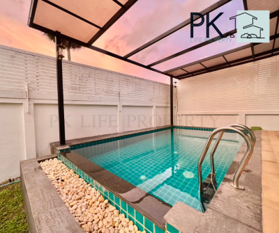 8R0085 ให้เช่า pool villa 3 ห้องนอน 2 ห้องน้ำ ราคา 65,000/เดือน โซนฉลอง