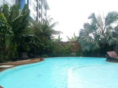 8R0097 คอนโดมิเนียม 1 ห้องนอน 1ห้องน้ำ ให้เช่าเดือนละ 12,000 บาท โซนฉลอง