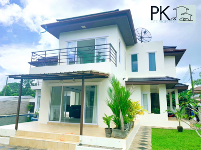 8R0107 ให้เช่า Pool villa 3 ห้องนอน 3 ห้องน้ำ ราคา 60,000/เดือน โซนฉลอง