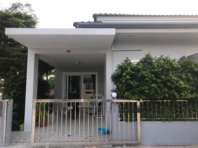 8R0109 ให้เช่าบ้านเดี่ยวชั้นเดียว 2ห้องนอน 2ห้องน้ำ ราคา 18,000/เดือน โซนฉลอง