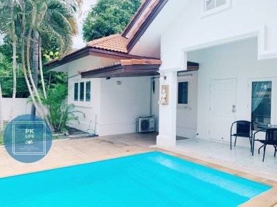 8R0126 ให้เช่า Pool villa โซนฉลอง 3 ห้องนอน 2 ห้องน้ำ ราคา 45,000/เดือน โซนฉลอง