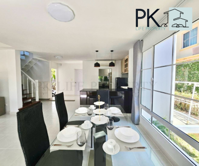 8R0153 ให้เช่าบ้านเดี่ยวสองชั้น 3 ห้องนอน 3 ห้องน้ำ ราคา 65,000/เดือน โซนฉลอง