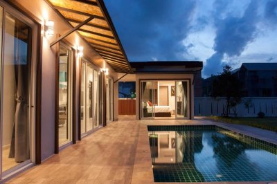 8R0192 Pool villa for rent 2 bedroom 3 bathroom 55,000/month at Chalong