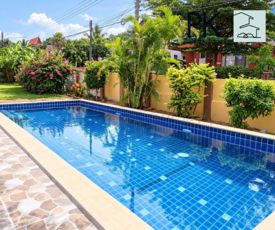 8R0215 Pool villa for rent 3bedrooms 2bathrooms 60,000/month at chalong