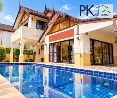8R0215 Pool villa for rent 3bedrooms 2bathrooms 60,000/month at chalong