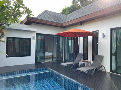 8R0230 ให้เช่า pool villa 2ห้องนอน 2ห้องน้ำ ราคา 50,000/เดือน โซนฉลอง