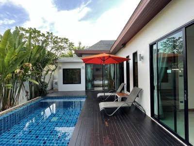 8R0230 ให้เช่า pool villa 2ห้องนอน 2ห้องน้ำ ราคา 50,000/เดือน โซนฉลอง